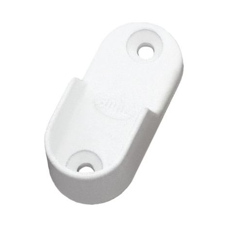 -CAHERSA- SOPORTE TUBO 7-30X15 Aluminio Blanco  AMIG (1/2)