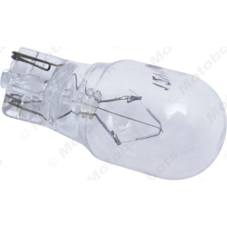 Warm white halogen car bulbs, 12V 10W, T13 flat-pin type, for car parking lights, instrument panels, and side marker lights (10 bulbs). (1/4)