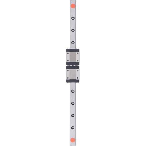 Kit de glissières miniatures à roulements pour rail de guidage linéaire MGN12C avec 2 blocs de glissement pour imprimantes 3D et pièces CNC 300 mm / 11,81 pouces