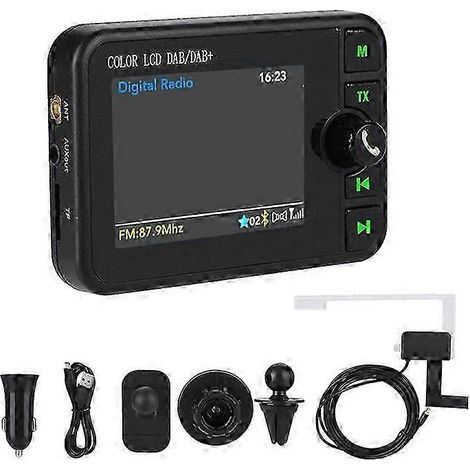 Autoradio DAB, lecteur MP3 Bluetooth pour voiture, radio numérique, écran graphique couleur, accessoires auto NN (1/5)