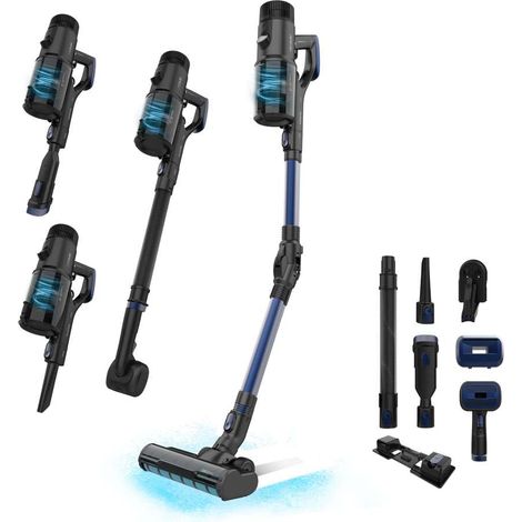 Aspirateur Balai sans Fil 4 en 1, 630 W, 30 kPa et Autonomie 100min, Brosse, 200 AW de Puissance, Réservoir d'eau et Accessoire pour Animaux (1/5)