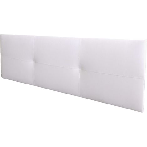 Cabecero Isabella Cama Matrimonio de Polipiel Blanco 165x52 (1/5)