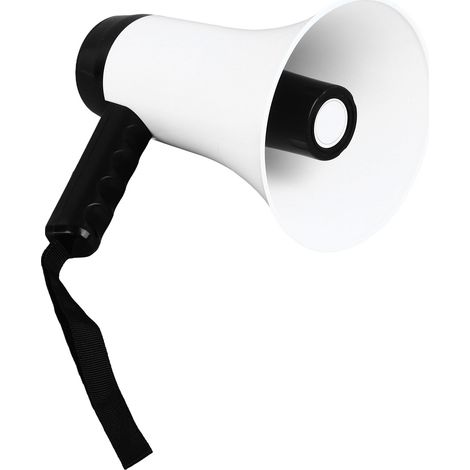 Mégaphone portatif puissant et rechargeable avec support d'enregistrement, porte-voix portable pour stand de diffusion