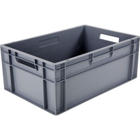 Bacs palettisables Europe gris 600x400x240 47L - Novap
