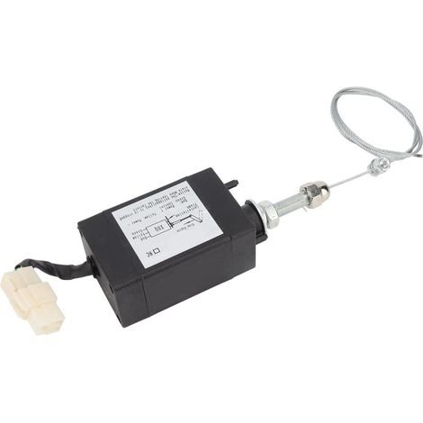 Motorstopp-Magnetventil, Kraftstoffzufuhrunterbrechung und Flammenlöschvorrichtung für 24-V-Gleichstrom-Dieselgeneratoren (1/5)