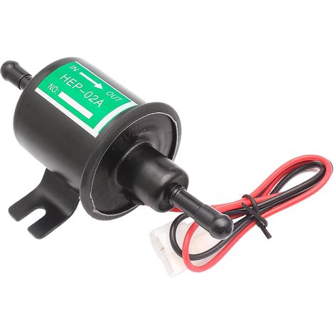 Pompe à huile en ligne, pompe à huile 12 V, transmission de pompe à huile basse pression 12 V - Pompe à huile électrique HEP-02A, caractéristiques automobiles efficaces, pièces de rechange pour (1/5)