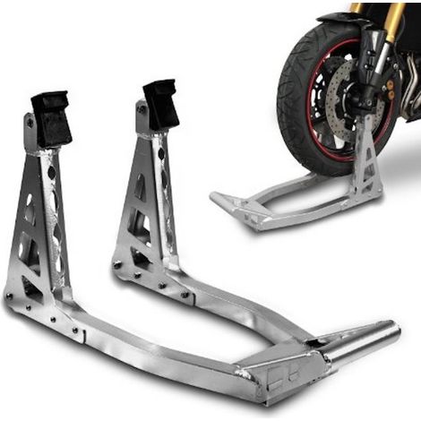 Le Poisson Qui Jardine – Béquille d'atelier avant en aluminium pour motos – Design MotoGP et Superbike – Outil léger pour entretien et stockage (1/5)