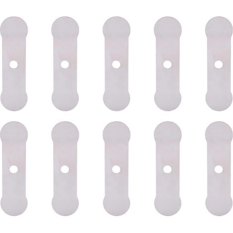 10 Stück Ventilplatten für leise, ölfreie Luftkompressoren, Aluminium-Zubehör, Ersatzteile (lange Ventile)