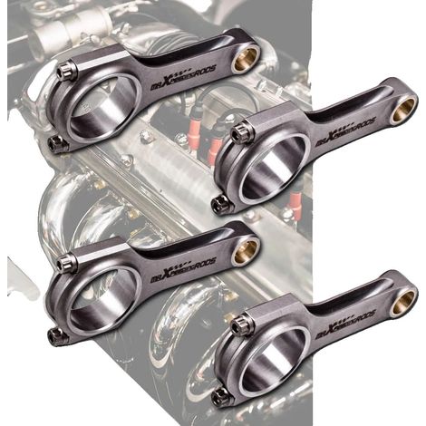 Bielle in acciaio forgiato 4340 EN24 per Subaru Legacy Turbo EJ20 WRX STi e Subaru Impreza WRX AWD EJ20 EJ25 (1/5)