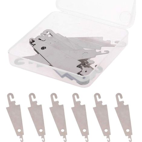 Lot de 20 enfile-aiguilles en métal pour broderie à gros chas avec boîte transparente (1/5)