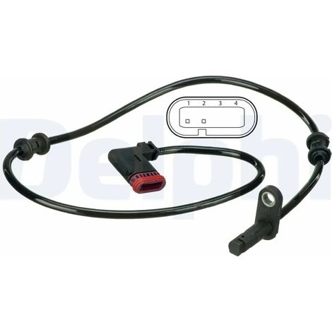 Capteur, vitesse de roue Delphi Technologies SS20502 CITROËN 212 5402 117