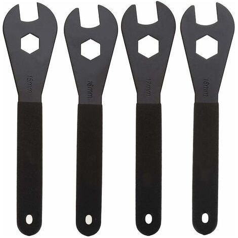 Clé à vélo - Clé à cône en Acier au Carbone Multifonction Durable Outil de réparation de vélo(15mm,16mm,17mm,18mm) (1/5)