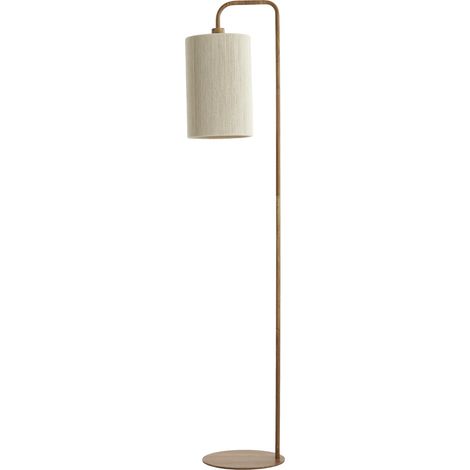 Light & Living - lampadaire - Donio - beige naturel - coton métal