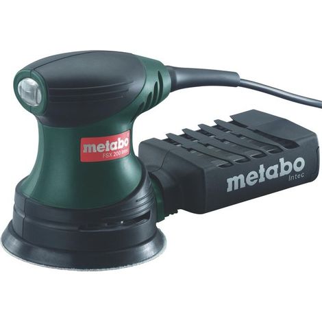 Levigatrice rotorbitale Metabo FSX 200 Intec + accessori in valigetta di plastica (1/8)