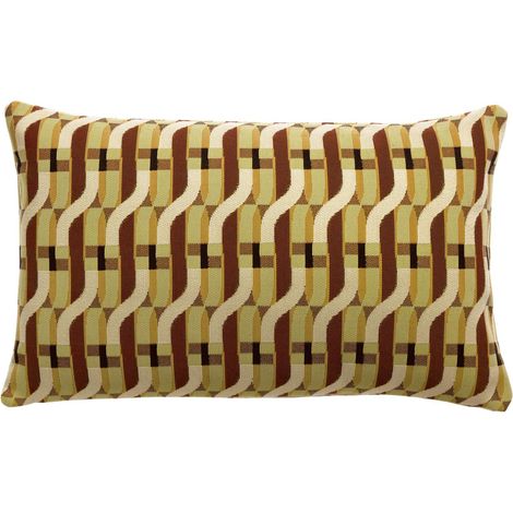 VIVARAISE - Coussin extérieur Kali Vivaraise - Moutarde - Polypropylène (40 x 65 cm)