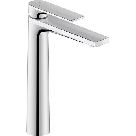 Mitigeur monocommande de lavabo, Robinet lavabo, Taille XL (hauteur de sortie 222 mm), lavabo salle de bain, Robinet salle bain, Robinet, robinetterie, chromé (1/5)