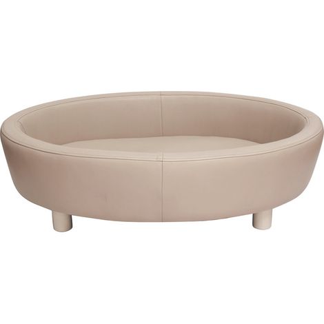 Divanetto in PU e legno modello Boule Maison per cani e gatti