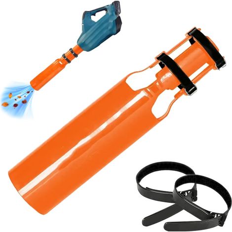 Amplificateur d'air pour souffleur de feuilles, augmente vitesse et puissance (Orange) (1/5)
