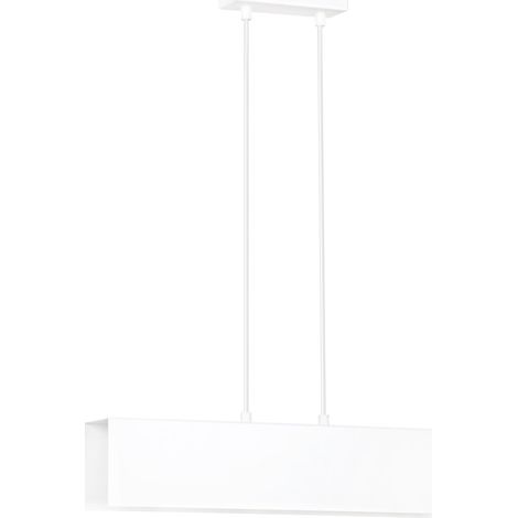 Suspension Emibig Gentor métal blanche 2xE27 IP20 100cm (1/3)