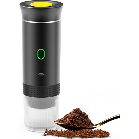 Kapselkaffeemaschine – Kabellose Espressomaschine mit 15 Bar Druck, 7500-mAh-Akku und automatischer 92°C-Heizung – Kompakt und tragbar (1/5)