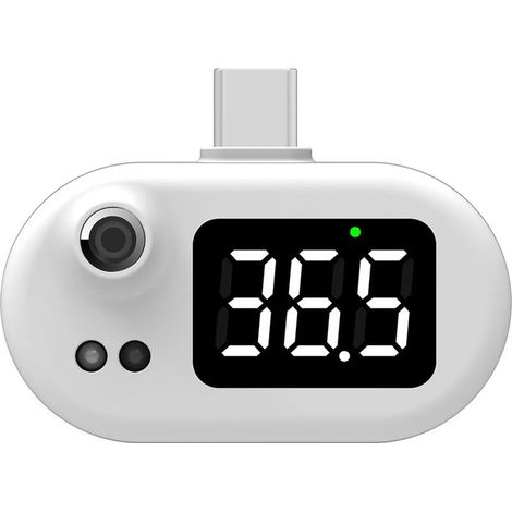 Thermometre USB intelligent pour telephone thermometre frontal sans contact infrarouge portable plug and play pratique (1/5)
