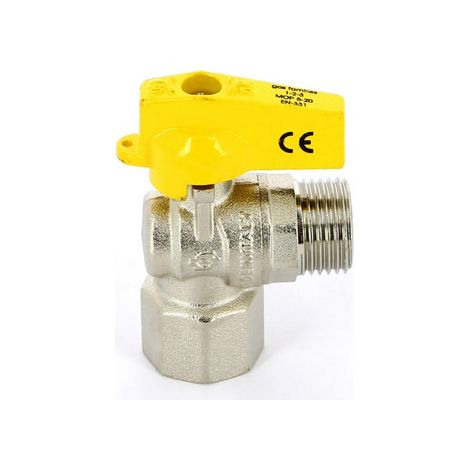 RUBINETTO A SFERA SQUADRA FEMMINA ISO 7   MASCHIO ISO 228- 1/2 x 1/2  DN 10- FIV- pezzi 1