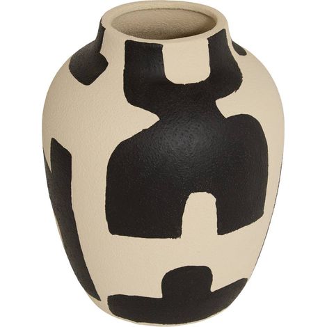 VASE CRMQ MOTIV NYER N&B H31 - Atmosphera créateur d'intérieur (1/3)