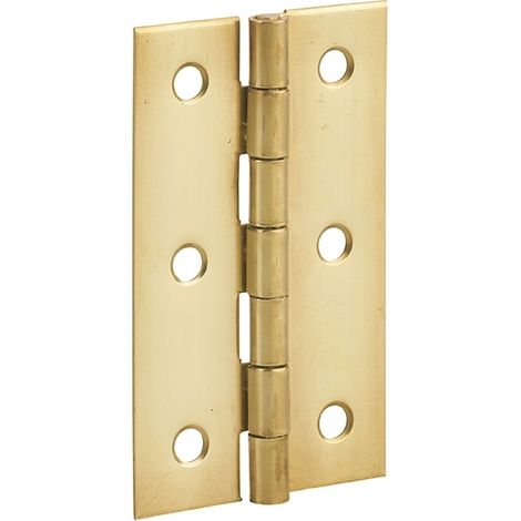 Cerniera per porte, 70x40mm, ottone