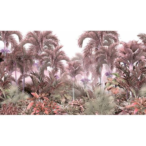 Papier peint panoramique - Forêt Tropicale - 130 cm x 75 cm (1/2)