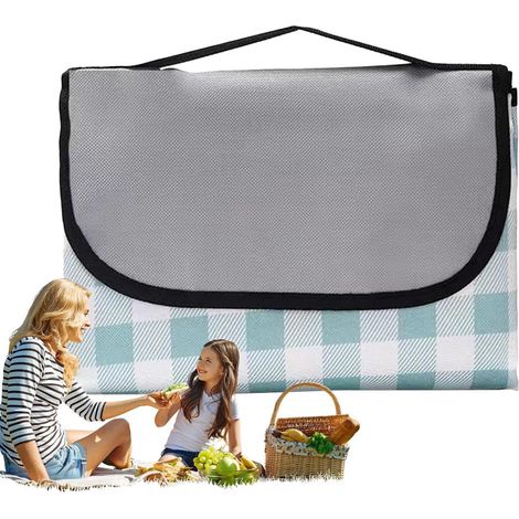 Couverture d'extérieur - Tapis de pique-nique pliable, tapis de camping résistant au sable Grande couverture imperméable non antidérapante avec poignée pour utilisation sur balcon, tapis portable de (1/5)