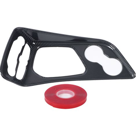 Garniture panneau levier vitesse style carbone – Protecteur anti-rayures boîte voiture, intérieur (1/5)