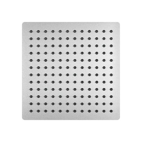 SOFFIONE DOCCIA QUADRO ULTRA SLIM ACCIAIO INOX Misura: cm 40x40