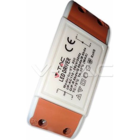 V-TAC-Treiber für Mini-LED-Panels, 8 W, orangefarbene Lötdrähte (1/4)