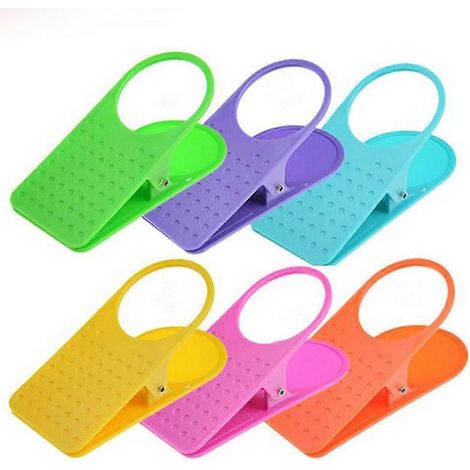 Porte-gobelet portable créatif avec pince pour bureau ou table, porte-gobelet pour boisson à café (1/5)