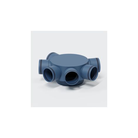 Poloplast POLO-KWL Verteiler 250 6x90 Sternverteiler exzentrisch 03612