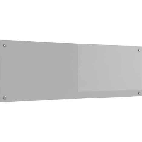 Protection de cuisine Gris clair 120 x 40 x 0,6 cm verre trempé CFW33779 (1/5)