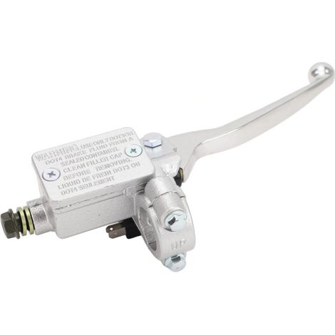 Maître-cylindre de frein avant droit 22 mm, levier de frein pour mini-moto, quad, scooter et cyclomoteur 50 cc, 70 cc, 90 cc, 110 cc et 125 cc