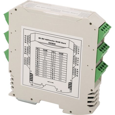 Module d'E/S RS485 8DI 8D0 à isolation optique, entrée/sortie numérique, carte de commande industrielle CC 7-25 V (1/5)