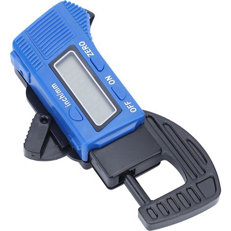 Jauge d'épaisseur numérique LCD 0-25mm pour cuir, bois, métal - Mesure précise en mm/pouces (1/5)