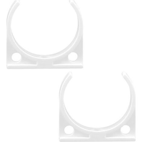Stück Kunststoff-Rohrschellen, 57 x 62 mm Wasserfilterklemmen, einfache Klemmen für Kühlschrankfilter (1/4)