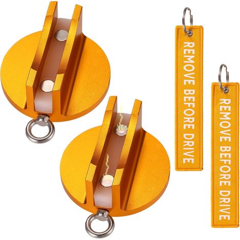 2pcs Supports Magnétiques Universels pour Cric, Adaptateur de Cric à Pincer Large Rainure et 2 Rubans Signalisation Sécurité Pince en Aluminium Robuste Adaptateur Châssis à Souder Voiture et Camion (1/5)