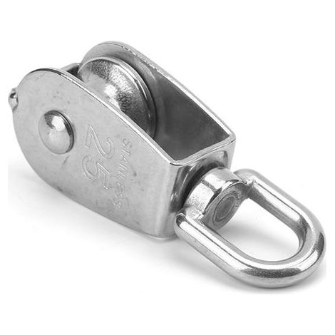 Universelle Einzelrolle aus Edelstahl 316, Schwenkrad, Bootsaufhängungswerkzeug (1/5)
