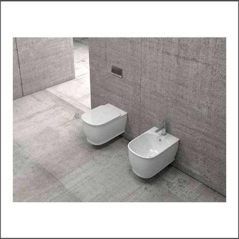 Bidet Genesis Sospeso - Ceramica - Colore Bianco (1/3)
