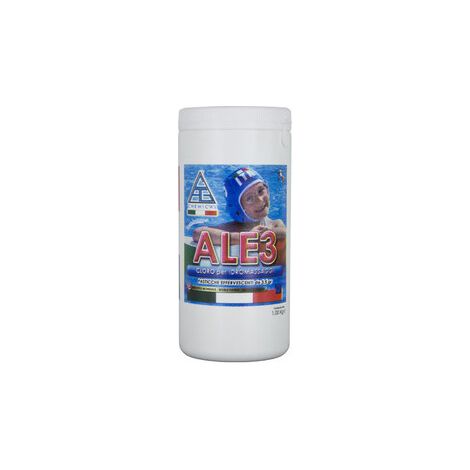 CLORO PER PISCINA PASTIGL   3 G EFFERVESC ALE3 1 KG- 1,0 pz