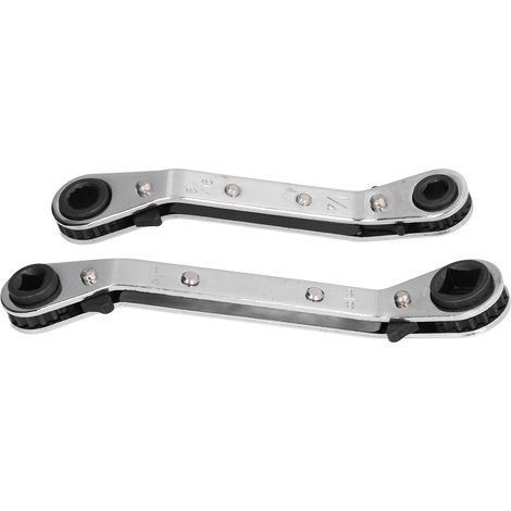 Clé à cliquet CT122 pour réfrigérateur, 1/4, 3/16, 5/16, 3/8, en acier inoxydable, outil de réparation de climatiseur pour usage domestique (1/5)