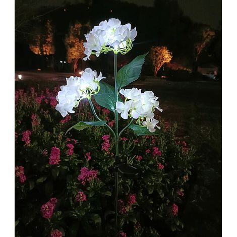 Lanterne Solaire Fleur - Éclairage Extérieur Automatique IP55 - Pour Jardin, Allée, Parterre de Fleurs, Cour, Terrasse - 1 Pièce (1/3)