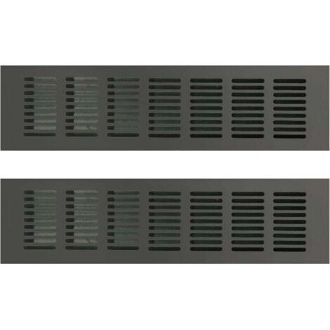 Grille de Ventilation Rectangulaire, Grille D\'aration Rectangulaire, Grille D\'aration, Grille Ventilation Rectangulaire, Grille d Aeration Rectangulaire pour une Ventilation Idale 80 300mm 2PCS