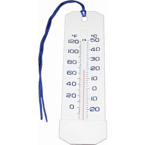 Thermomètre de Piscine Grand Taille 26 cm Jumbo - Piscine - Couleur Blanc - jardiboutique