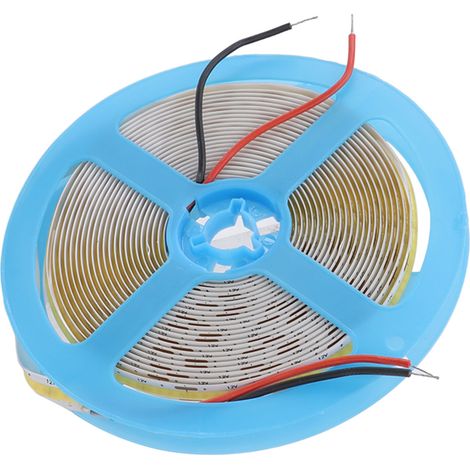Flexibler 12-V-COB-LED-Streifen, selbstklebend, Farbwiedergabeindex (CRI) 90, gleichmäßige Ausleuchtung, 110 lm, 5 m, neutralweiß (4000 K) (1/5)