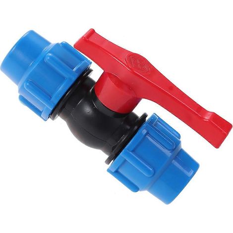 Vanne d'arrêt à bille pour aquarium, raccord de tuyau d'irrigation (2 pièces) (1/5)